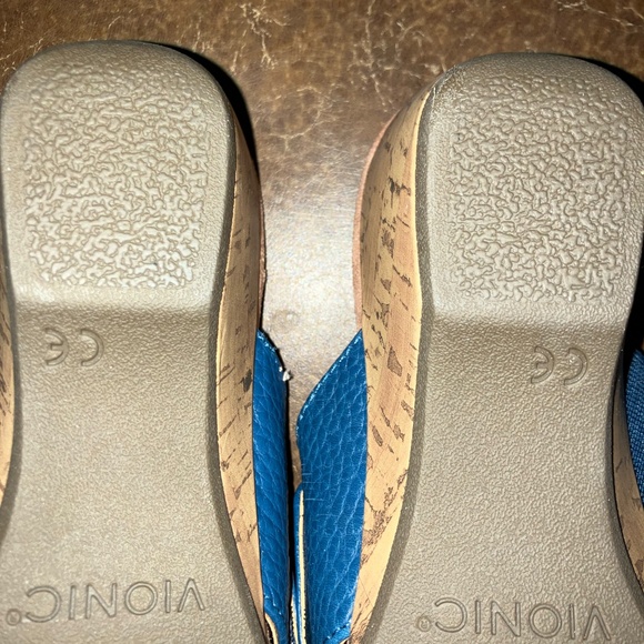 Vionic Leather Wedge Sandals - Leticia - Picture 5 of 9